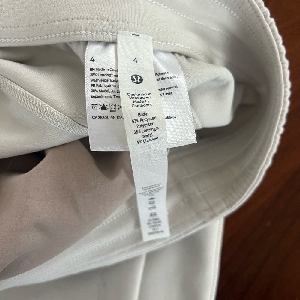 lululemon athletica Cream Pants